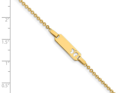 14k Yellow Gold Bracelets Style BID86 - Classique Jewelry Inc.