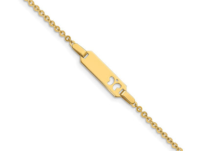 14k Yellow Gold Bracelets Style BID86 - Classique Jewelry Inc.