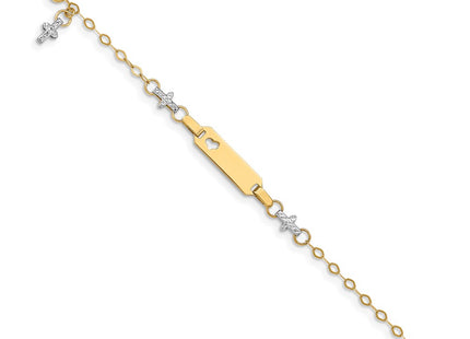 14k Two-tone Bracelets Style BID88 - Classique Jewelry Inc.