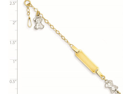 14k Two-tone Bracelets Style BID89 - Classique Jewelry Inc.