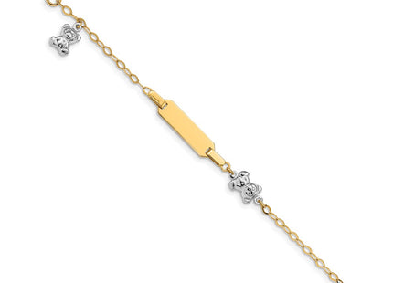 14k Two-tone Bracelets Style BID89 - Classique Jewelry Inc.