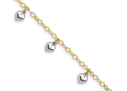 14k Two-tone Bracelets Style BID90 - Classique Jewelry Inc.
