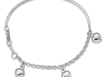 14k White Gold Bracelets Style BID91 - Classique Jewelry Inc.