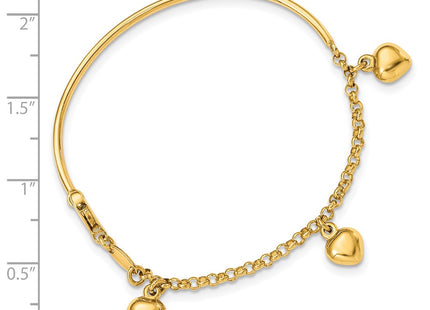 14k Yellow Gold Bracelets Style BID92 - Classique Jewelry Inc.