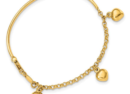 14k Yellow Gold Bracelets Style BID92 - Classique Jewelry Inc.