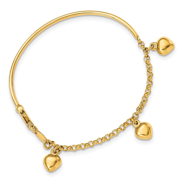 14k Yellow Gold Bracelets Style BID92 - Classique Jewelry Inc.