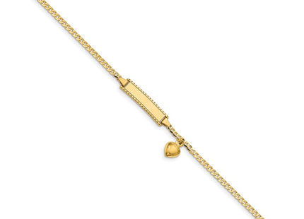 14k Yellow Gold Chain Bracelets Style BID95 - Classique Jewelry Inc.