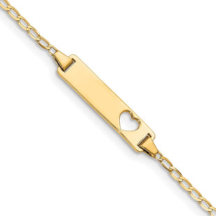14k Yellow Gold Chain Bracelets Style BID97 - Classique Jewelry Inc.