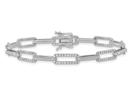 14k White Gold Bracelets Style BM10272 - Classique Jewelry Inc.