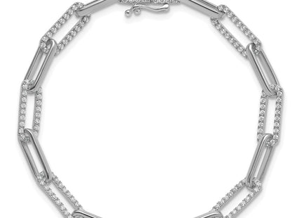 14k White Gold Bracelets Style BM10272 - Classique Jewelry Inc.