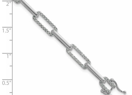 14k White Gold Bracelets Style BM10272 - Classique Jewelry Inc.