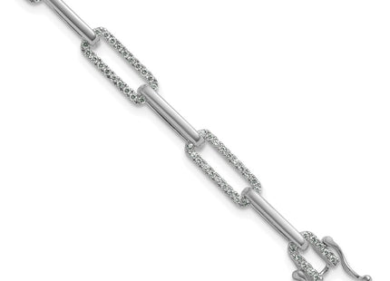 14k White Gold Bracelets Style BM10272 - Classique Jewelry Inc.