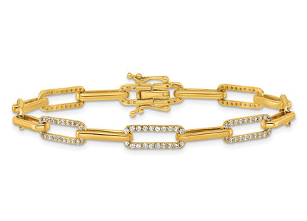 14k Yellow Gold Bracelets Style BM10272 - Classique Jewelry Inc.