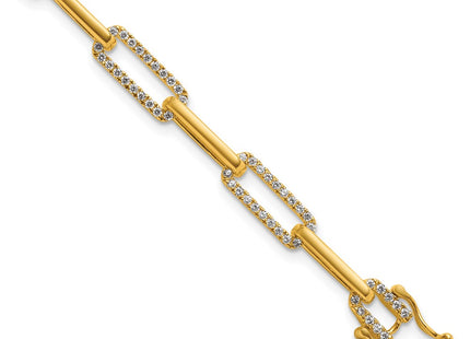 14k Yellow Gold Bracelets Style BM10272 - Classique Jewelry Inc.