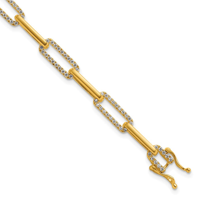 14k Yellow Gold Bracelets Style BM10272 - Classique Jewelry Inc.