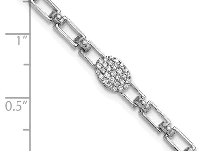 14k White Gold Bracelets Style BM10276 - Classique Jewelry Inc.
