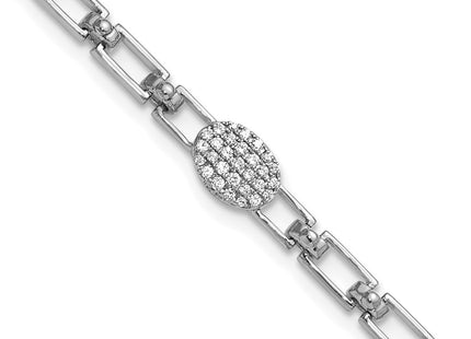 14k White Gold Bracelets Style BM10276 - Classique Jewelry Inc.