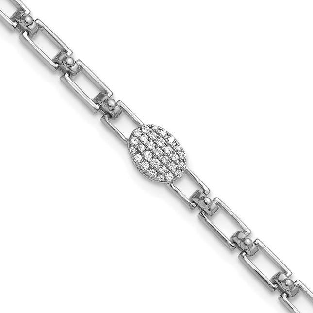 14k White Gold Bracelets Style BM10276 - Classique Jewelry Inc.