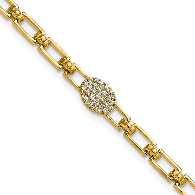 14k Yellow Gold Bracelets Style BM10276 - Classique Jewelry Inc.