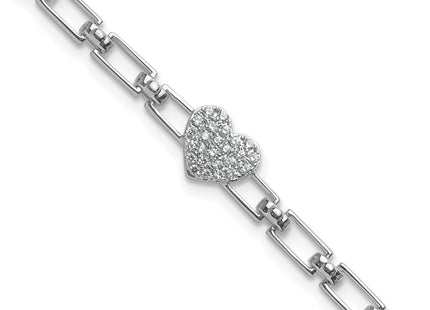 14k White Gold Bracelets Style BM10278 - Classique Jewelry Inc.