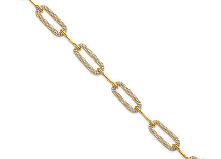 14k Yellow Gold Bracelets Style BM10280 - Classique Jewelry Inc.