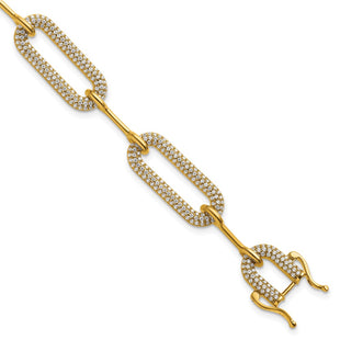 14k Yellow Gold Bracelets Style BM10280 - Classique Jewelry Inc.