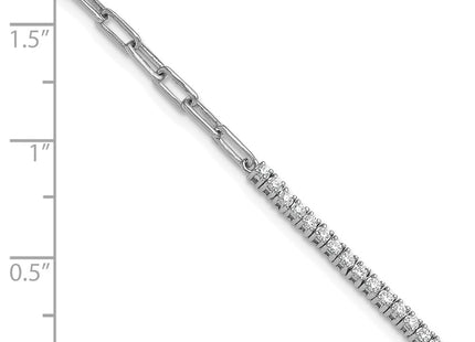 14k White Gold Bracelets Style BM10282 - Classique Jewelry Inc.
