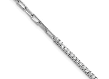 14k White Gold Bracelets Style BM10282 - Classique Jewelry Inc.