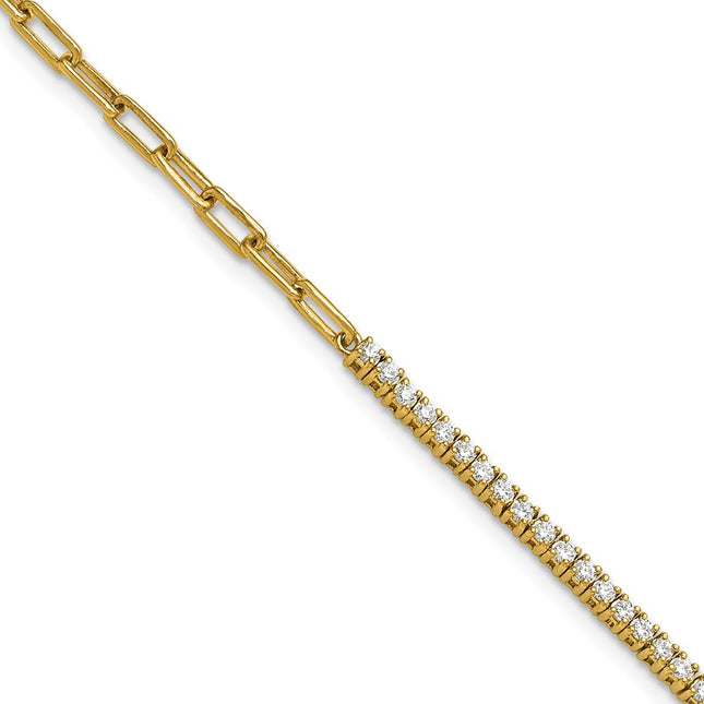 14k Yellow Gold Bracelets Style BM10282 - Classique Jewelry Inc.