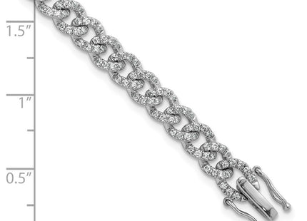 14k White Gold Bracelets Style BM10331 - Classique Jewelry Inc.