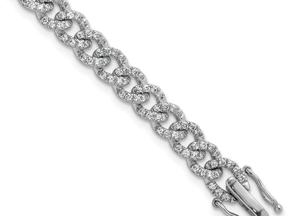 14k White Gold Bracelets Style BM10331 - Classique Jewelry Inc.