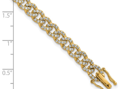 14k Yellow Gold Bracelets Style BM10331 - Classique Jewelry Inc.