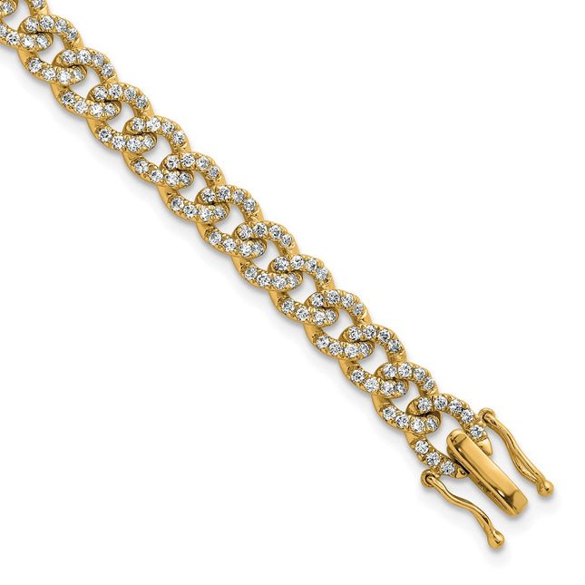 14k Yellow Gold Bracelets Style BM10331 - Classique Jewelry Inc.