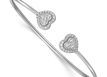 14k White Gold Bracelets Style BM10791 - Classique Jewelry Inc.