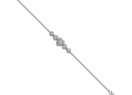 14k White Gold Bracelets Style BM10792 - Classique Jewelry Inc.