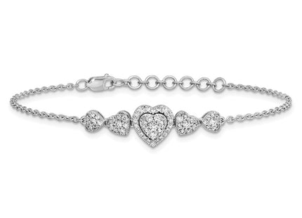 14k White Gold Bracelets Style BM10792 - Classique Jewelry Inc.