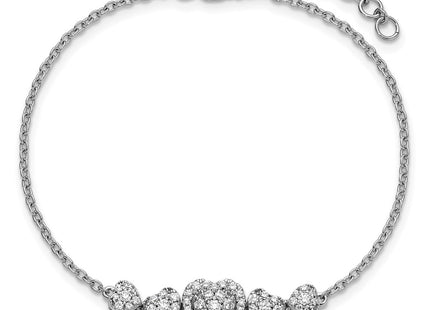 14k White Gold Bracelets Style BM10792 - Classique Jewelry Inc.