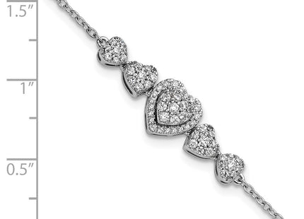 14k White Gold Bracelets Style BM10792 - Classique Jewelry Inc.
