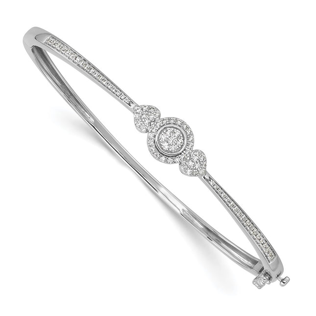 14k White Gold Bracelets Style BM10793 - Classique Jewelry Inc.