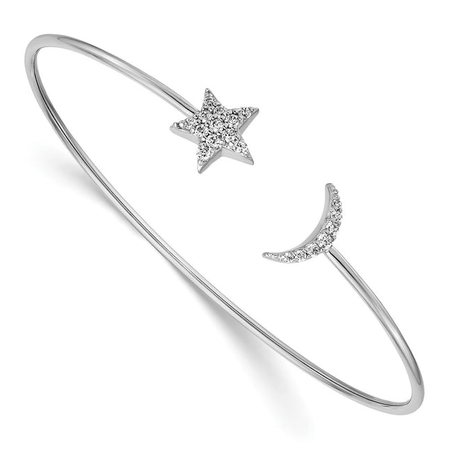 14k White Gold Bracelets Style BM3713 - Classique Jewelry Inc.