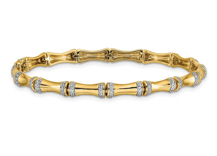 14k Yellow Gold Bracelets Style BM3722 - Classique Jewelry Inc.