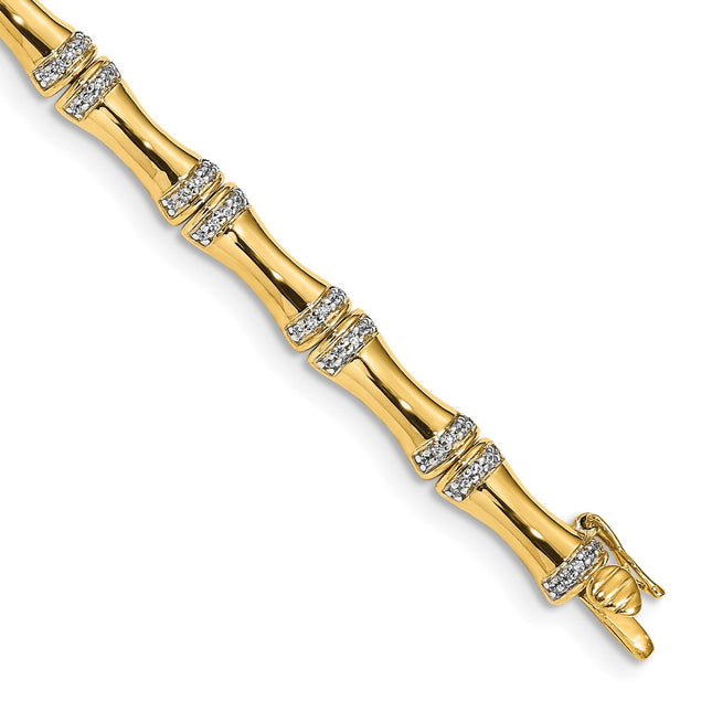 14k Yellow Gold Bracelets Style BM3722 - Classique Jewelry Inc.