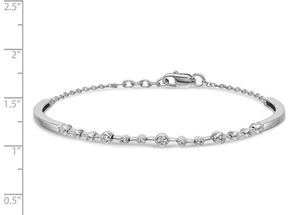 14k White Gold Bracelets Style BM3724 - Classique Jewelry Inc.