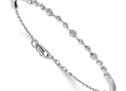 14k White Gold Bracelets Style BM3724 - Classique Jewelry Inc.