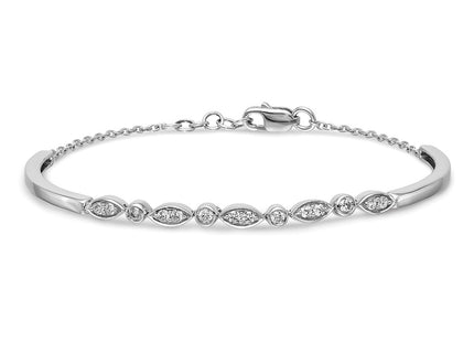 14k White Gold Bracelets Style BM3725 - Classique Jewelry Inc.