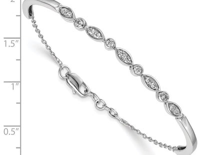 14k White Gold Bracelets Style BM3725 - Classique Jewelry Inc.