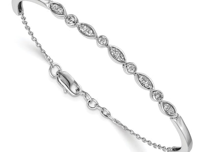 14k White Gold Bracelets Style BM3725 - Classique Jewelry Inc.