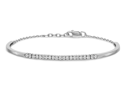 14k White Gold Bracelets Style BM3726 - Classique Jewelry Inc.