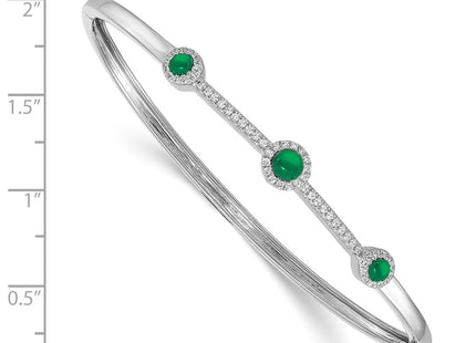 14k White Gold Bracelets Style BM4031 - Classique Jewelry Inc.