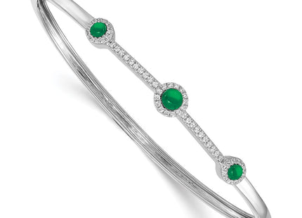 14k White Gold Bracelets Style BM4031 - Classique Jewelry Inc.